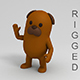 Rigged Cartoon Brown - 3DOcean Item for Sale