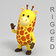 Rigged Cartoon Giraffe - 3DOcean Item for Sale