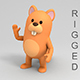 Rigged Cartoon Squirrel - 3DOcean Item for Sale