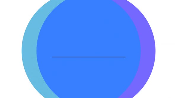 two circles in motion against a white background alt