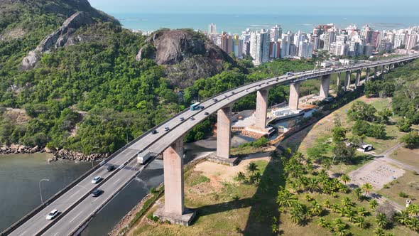 Third bridge landmark of Vitoria state of Espirito Santo Brazil.