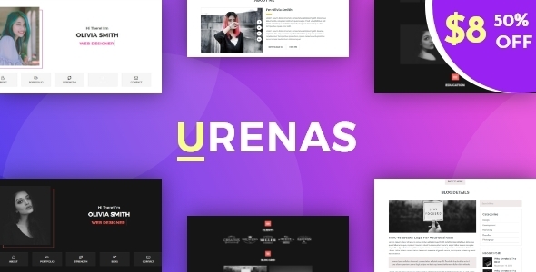 Urenas || Portfolio HTML Template