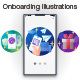Onboarding illustrations (material colors) - GraphicRiver Item for Sale
