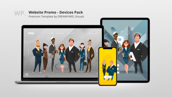 Website Promo - Devices Mock-up Pack alt