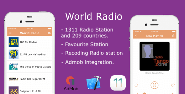 World Radio (All country live radio play)