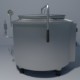Industrial boiling pan - 3DOcean Item for Sale