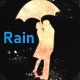 In The Rain Under An Umbrella