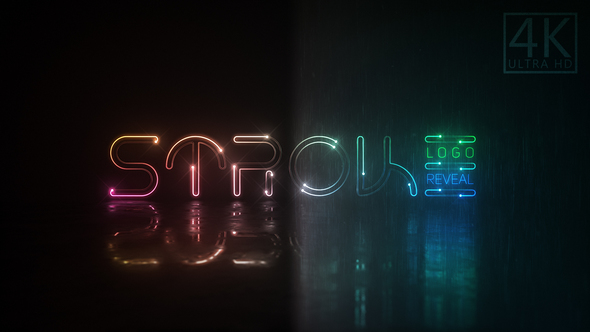Neon Stroke Logo alt