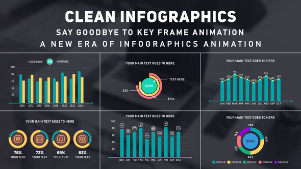 Clean Infographics MOGRT