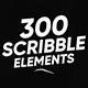 300 Scribble Elements - VideoHive Item for Sale