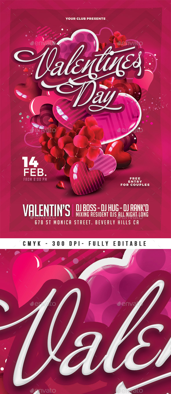 St Valentine Day Flyer