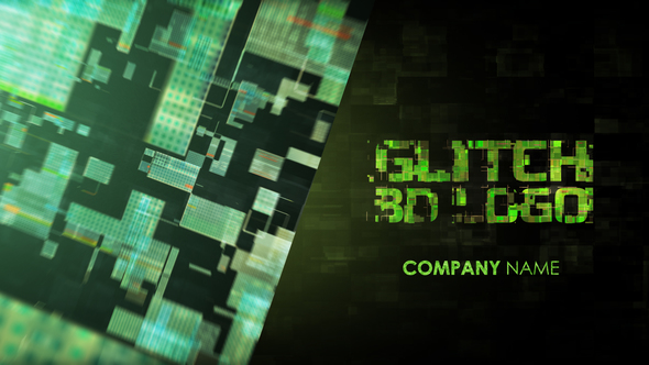 Glitch 3D Logo alt