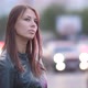 Urban Scene with Young Woman on the Street - VideoHive Item for Sale