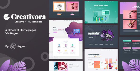 Creativora - Creative Template For Agency And Portfolio