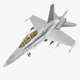 FA 18D Hornet Military Fighter Jet Airplane - 3DOcean Item for Sale