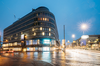 Helsinki, Finland. Hotel And Shopping Center On Crossroad Of Kai / Photodune, Misc