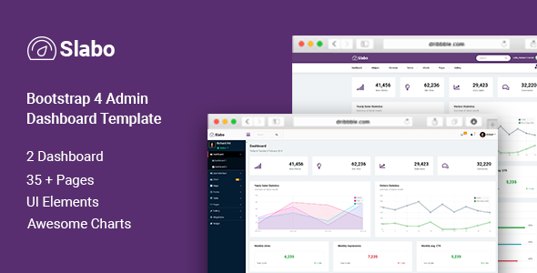 Slabo - Bootstrap Admin Dashboard Template