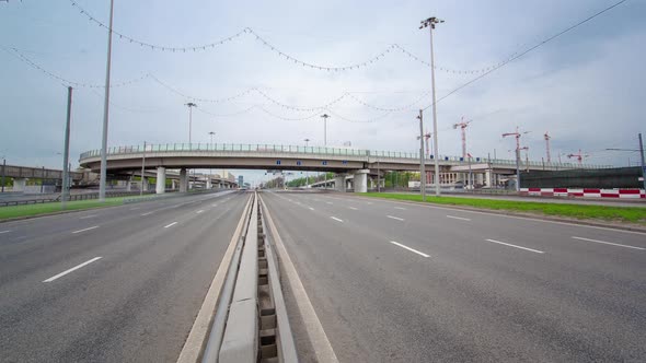 Traffic Jams of Roadside Transportation Motion in a Big City