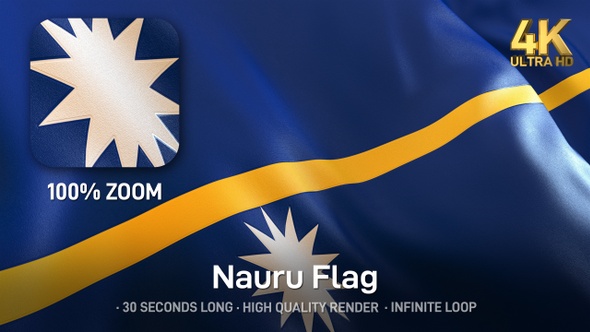 Nauru Flag - 4K