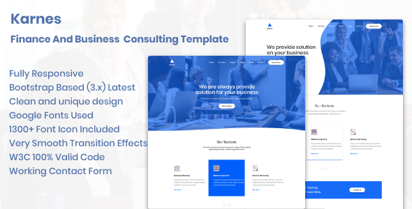 Karnes - Finance And Business Consulting Template