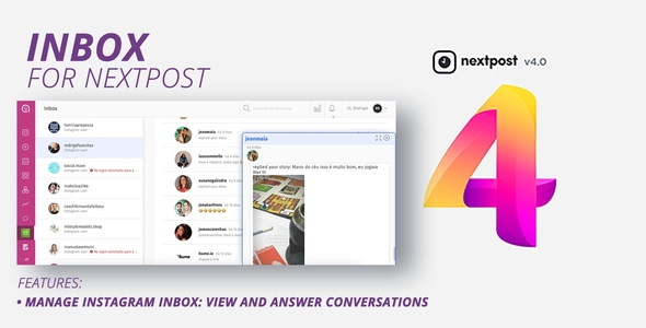 NextPost Plugin: Inbox - Instagram Direct Message