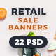Retail Sale Ad Banners - GraphicRiver Item for Sale
