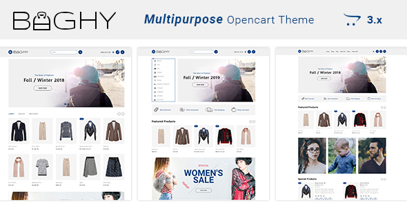 Baghy - Multipurpose Responsive Opencart 3 Theme