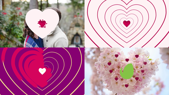 Minimal Heart Logo Intro alt