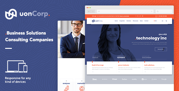 Uon Corp |  Company and Business Consultation WordPress Theme