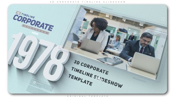 3D Corporate Timeline Slideshow