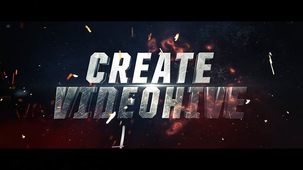 Cinematic Action Text Intro