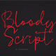 Bloody Script SVG Font - GraphicRiver Item for Sale
