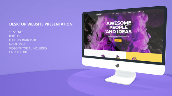 Desktop Website Presentation