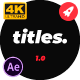 Latter Day Titles - VideoHive Item for Sale
