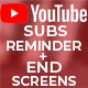 Youtuber Subscribe & End Screens - VideoHive Item for Sale