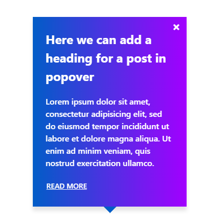 Popover Builder Responsive jQuery Plugin
