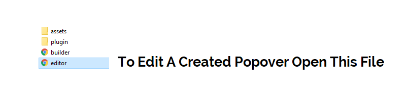 edit created popover