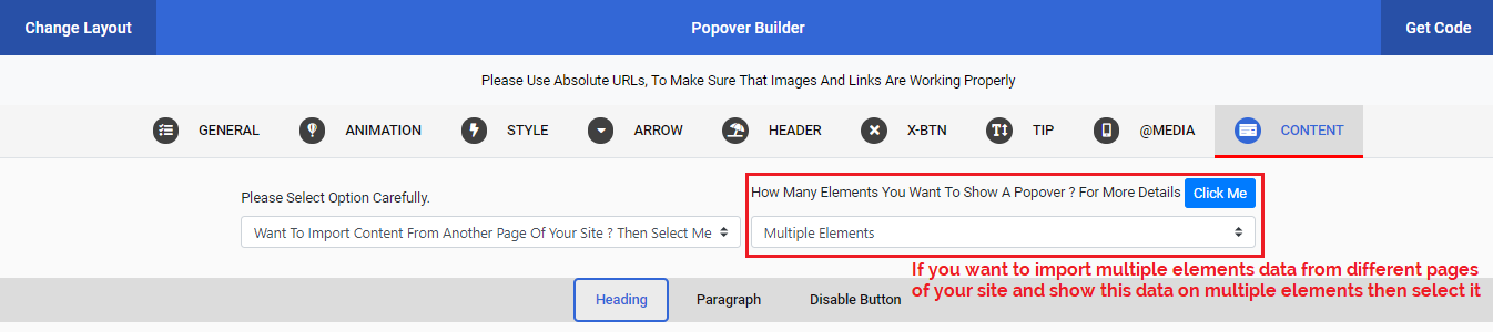 import data multiple