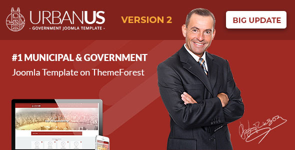 Urbanus - Responsive Government Joomla Template
