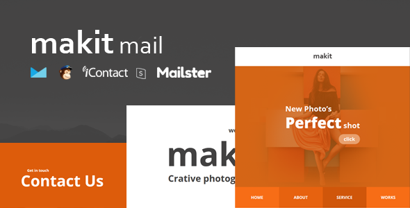 makit Mail - Responsive E-mail Template + Online Access + Mailster + MailChimp