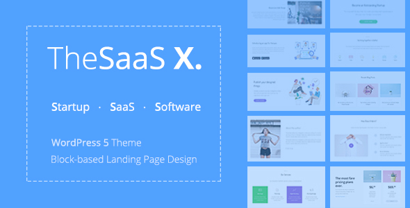 TheSaaS X - responsywny motyw SaaS, Startup &amp; Business WordPress