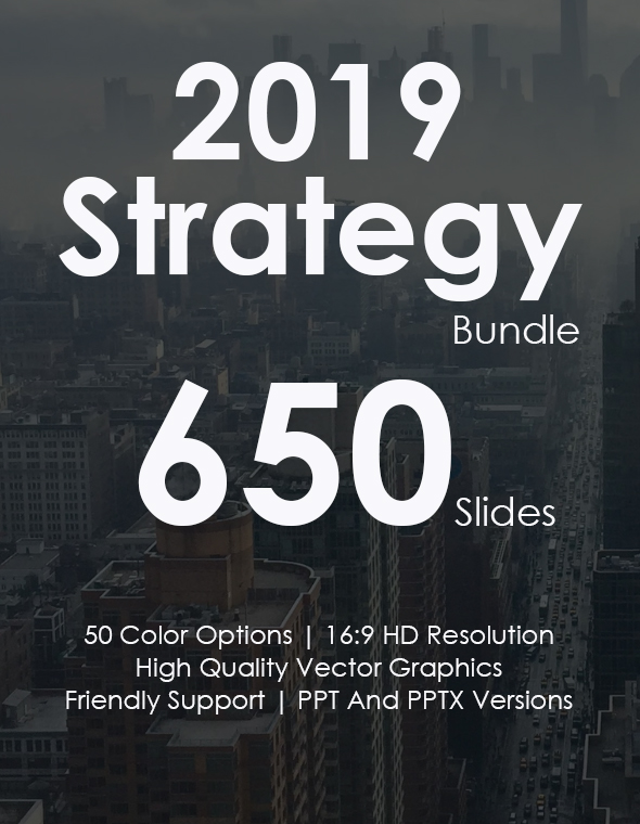 2019 Strategy Powerpoint Presentations Bundle