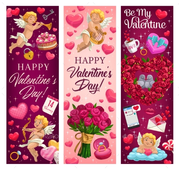 Valentines Day Banners
