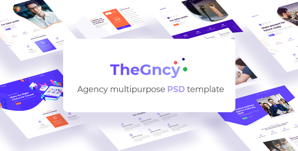 TheGncy - Agency PSD Template