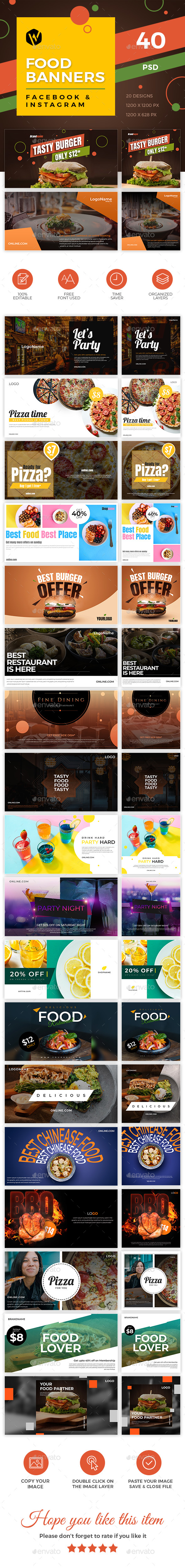 Fast Food Banner Graphics Designs Templates From Graphicriver