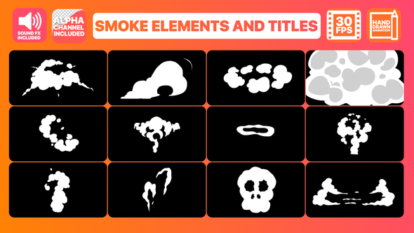 Smoke Elements And Titles
