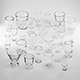25 drink glasses set - 3DOcean Item for Sale