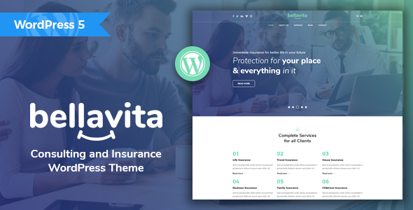Bellavita - Insurance & Finance WordPress Theme