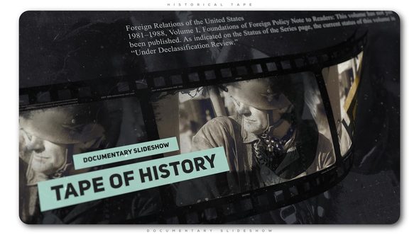 Historical Tape Documentary Slideshow alt