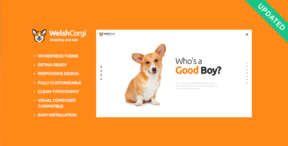 WelshCorgi | Dog Breeding and Sale WordPress Theme
